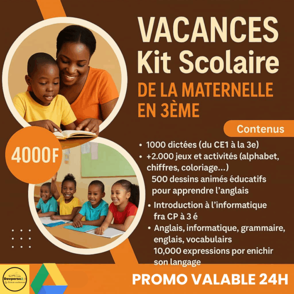 Kit éducatif complet  enfants