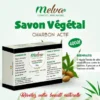 Savon végétal au charbon actif