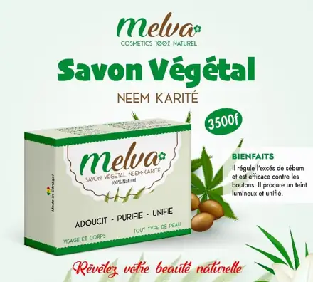 Savon végétal neem & karité